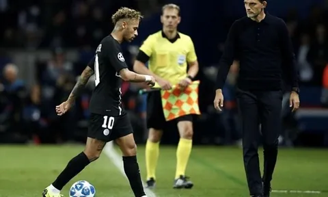 Ham vui, Neymar lại khiến HLV Thomas Tuchel phiền lòng