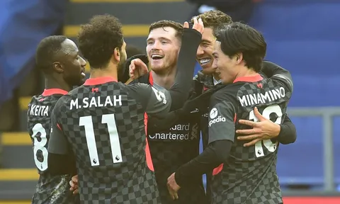 Hàng công bùng nổ, Liverpool hủy diệt Crystal với tỷ số khó tin