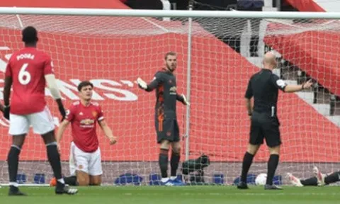 Hàng thủ nát vụn, Man Utd thua thảm 1-6 ngay tại Old Trafford