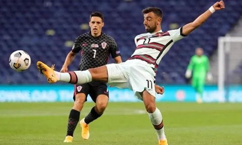 Bruno Fernandes lập "siêu phẩm để đời" sau trận thắng Croatia