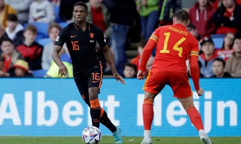 Hậu vệ trái Hà Lan lại ghi điểm trước đội tuyển trạch Man Utd