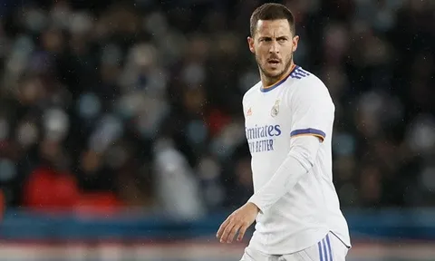 Hazard bày tỏ sự thất vọng tại Real Madrid