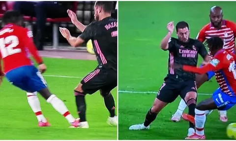 Hazard bị triệt hạ thô bạo, Zidane "nổi đóa" ngoài đường biên