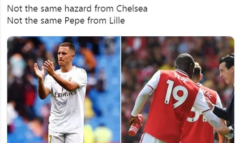 Hazard - Pepe: Ứng viên cho giải thưởng "xấu hổ" nhất tuần