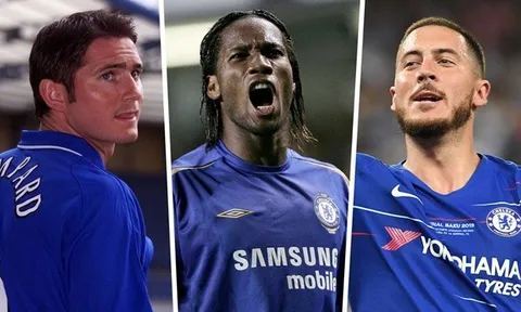 Hazard và Kante lọt vào ĐHTB Chelsea 10 năm qua