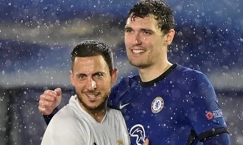 Hazard và Rudiger cùng làm 1 điều sau khi Chelsea hòa Real Madrid
