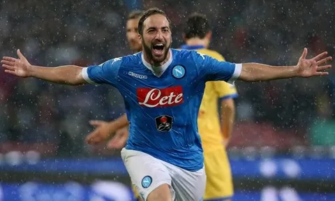 Higuain, Mertens và 8 cầu thủ ghi nhiều bàn thắng nhất trong lịch sử Napoli
