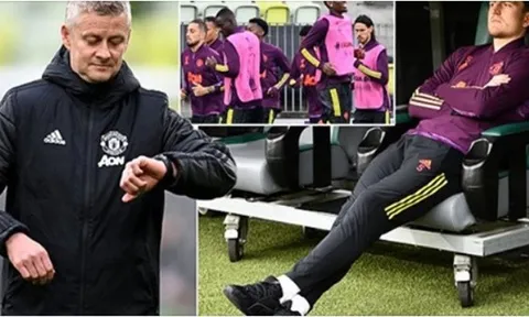 Hình ảnh "gây sốc" của Maguire trước trận chung kết Europa League