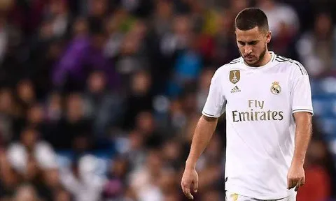 Hình ảnh xót xa của Hazard đến Bernabeu khiến CĐV Real quặn lòng