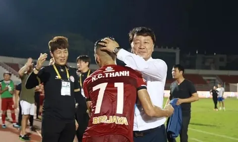 HLV Chung Hae-soung nói gì sau trận thua trước Hà Nội FC?