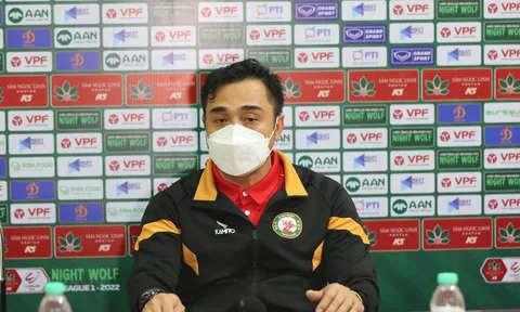 HLV Nguyễn Đức Thắng: Bình Định chưa quan trọng thứ hạng V-League