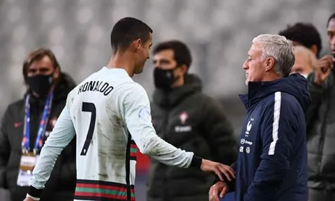 HLV Pháp hài lòng khi làm được 1 điều trước Ronaldo