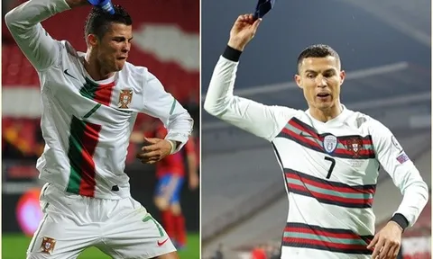 Hơn 10 năm trước, Ronaldo cũng từng ném băng đội trưởng vì mất bàn thắng