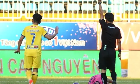 Hồng Duy bị cấm thi đấu ở vòng 13