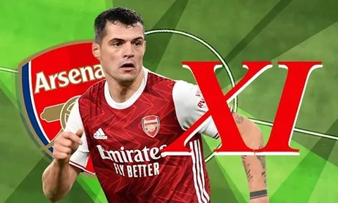 Đội hình Arsenal đấu Palace: "Máy quét" tuyến giữa