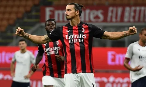 Ibrahimovic lập siêu kỷ lục sau trận thắng Bologna