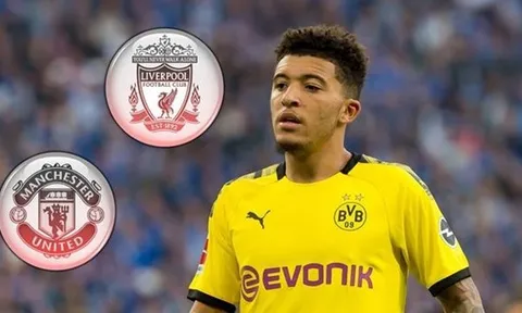 Jadon Sancho đứng trước 4 bến đỗ trong mơ