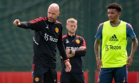 Jadon Sancho nói gì về án phạt của Ten Hag?