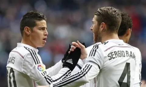 James đến Anh, Ramos gửi ngay thông điệp khiến CĐV Real xúc động