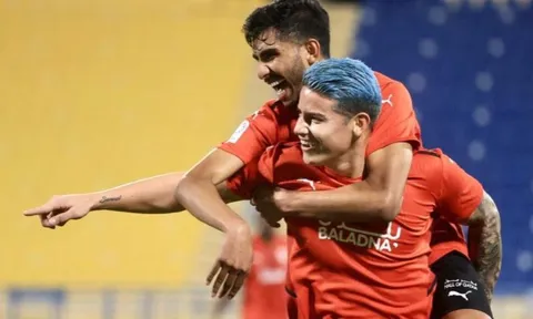 James Rodriguez tỏa sáng tại Qatar