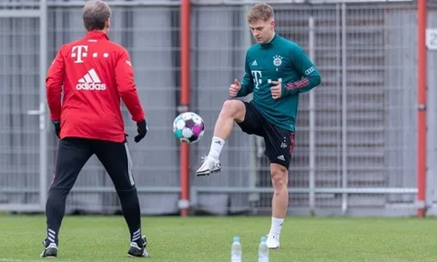 Joshua Kimmich đem đến tin vui cho Bayern Munich