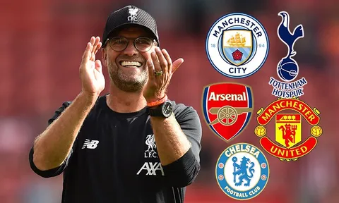 Jurgen Klopp "điểm danh" 5 đội cạnh tranh chức vô địch NHA với Liverpool