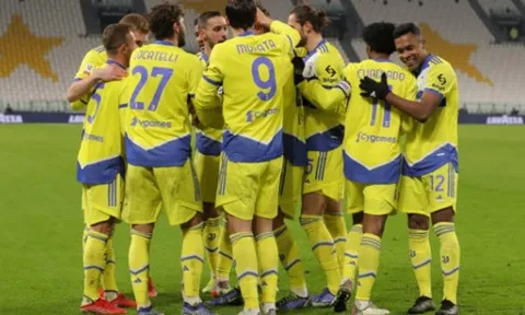 Juve giành thắng lợi tưng bừng tại Coppa Italia