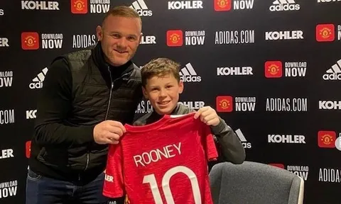 Con trai Rooney góp dấu giày vào 84 bàn thắng cho học viện M.U