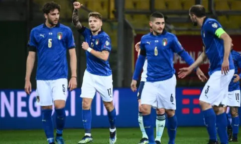 Kết liễu trong hiệp 1, ĐT Italia thắng nhẹ nhàng Bắc Ireland trên sân nhà