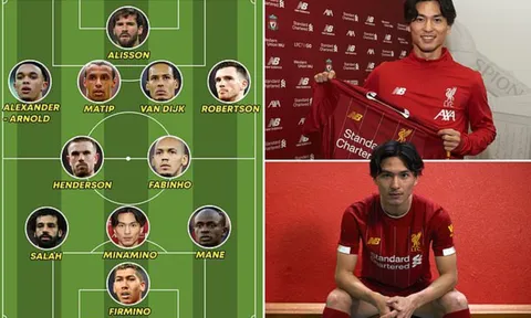 Klopp sẽ sử dụng sơ đồ nào khi có Takumi Minamino?