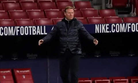 Thua trận, Koeman thản thốt: "Một đội như Barca không thể thủng lưới như vậy"