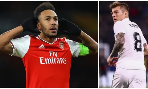 Kroos cà khịa đỉnh cao, biến Aubameyang thành trò đùa trên MXH
