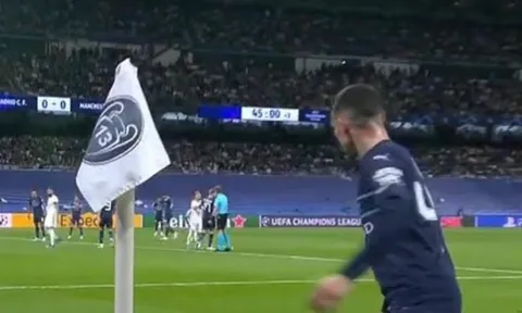 Lá cờ ở Bernabeu và sự nhỏ bé của Man City so với Real