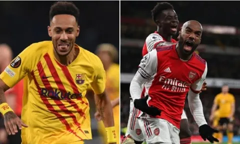 Lacazette giúp Arsenal thoát hiểm, Aubameyang gửi thông điệp