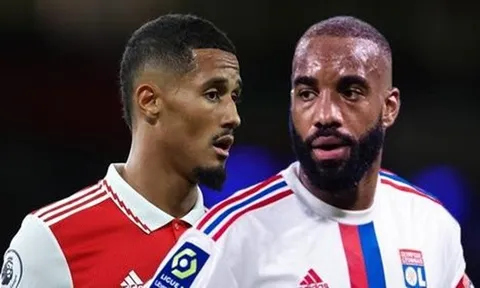 Lacazette mang đến một Saliba khác cho Arsenal