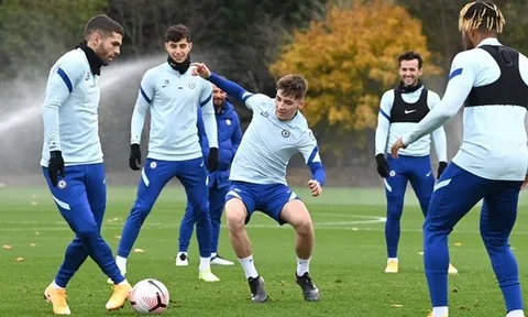 Lampard 'cân' Kante, Werner bị chọc quê và những điểm nhấn trong buổi tập Chelsea