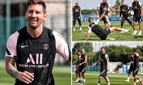 Lần đầu tại PSG, ma thuật của Messi khiến dàn sao số tròn mắt