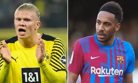 Lập hat-trick, Aubameyang trả lời câu hỏi Barca mua Haaland