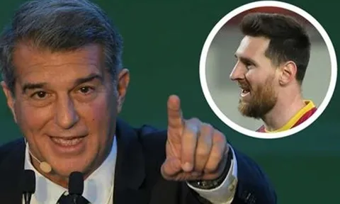 Laporta đăng đàn, nói thẳng 1 câu trước mặt Messi