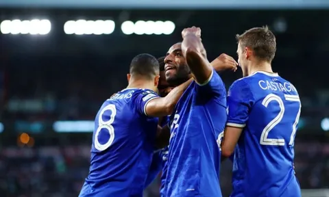 Leicester lần đầu vào bán kết cúp châu Âu