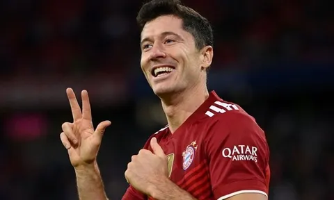 Chiếc giày vàng 2021/2022: Lewandowski dẫn đầu; Ai đứng thứ 2?