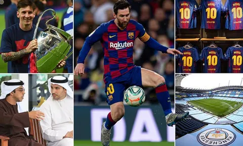 Messi cập bến Man City: Sự kết hợp tạo ra "quả bom nguyên tử"