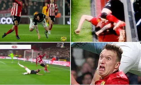 Loạt ảnh "tấu hài" của Phil Jones trước Sheffield United