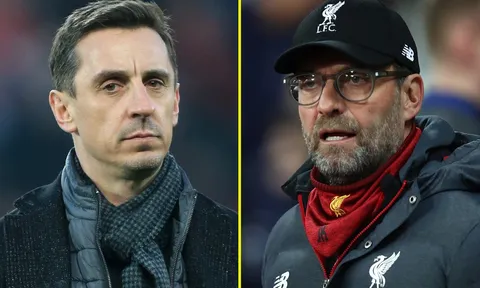 Lời nhắc nhở nhẹ nhàng của Klopp sẽ khiến Gary Neville phải xấu hổ