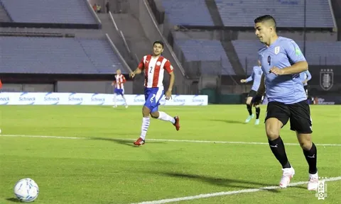 Luis Suarez tịt ngòi, Uruguay chia điểm nhạt nhòa trước Paraguay