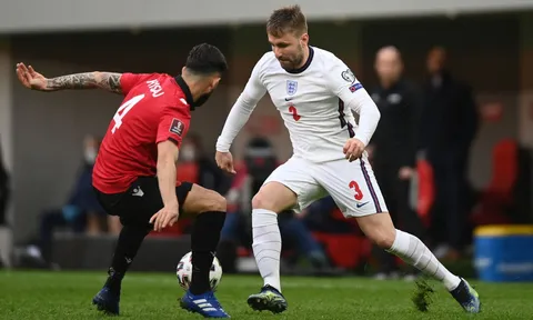 Luke Shaw mang phong độ đỉnh cao ở M.U lên tuyển Anh