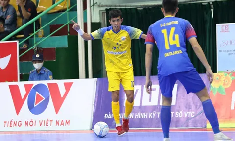 Lượt 14 giải futsal VĐQG - Trọng Luân lập hat-trick, SS.KH duy trì ngôi nhì bảng