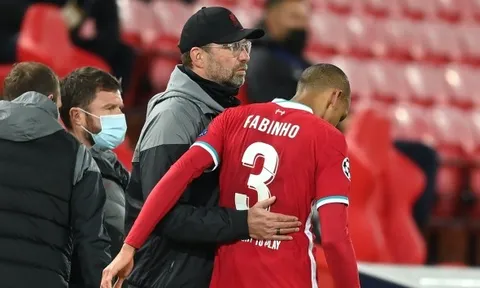 "Ma chấn thương" bủa vây Anfield, Klopp phán quyết quan trọng về Fabinho