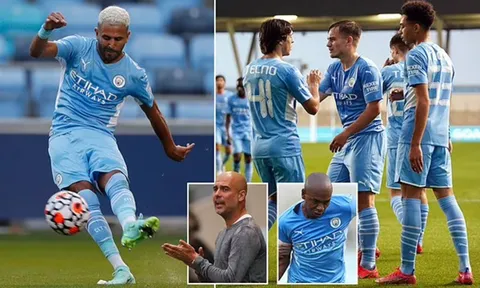 Mahrez lập siêu phẩm, Man City thắng thuyết phục