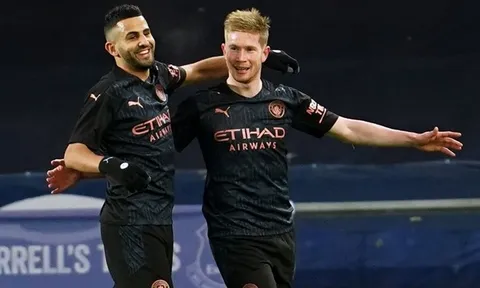 Mahrez "tinh quái" đánh lừa trọng tài, khiến sao Everton không thể ăn vạ